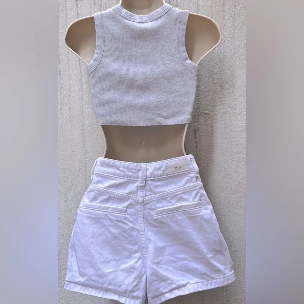 ZARA Denim Bermuda Shorts